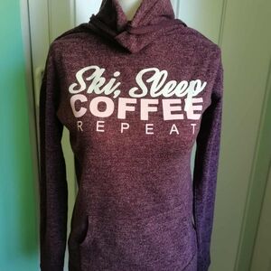 Ardene Maroon Pull up Collar with Fun Print